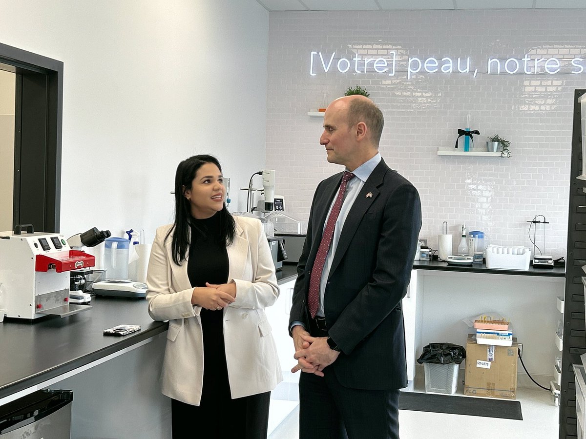 Entrepreneurs are the cornerstone of our economy, which is why it's so important to invest in and nurture innovative Canadian companies like Omy Laboratoires located here in Quebec City. By investing $60 M in @Futurpreneur , we are empowering the next generation. #budget2024