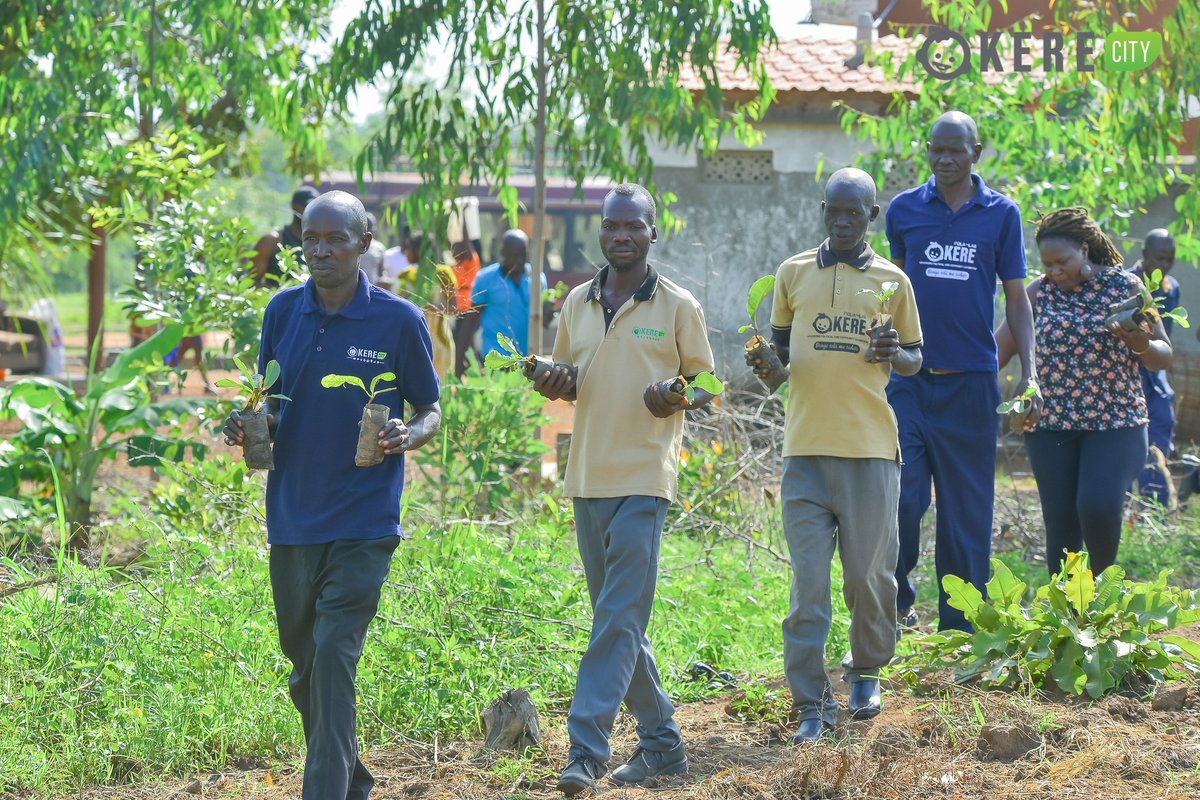 🌍Happy Earth Day from Okere City! 🌿 Today, as we celebrate our beautiful planet, we're reminded of our duty to protect it for future generations. At Okere City, we're committed to making a positive impact on the env't, and one way we're doing this is by planting shea trees.