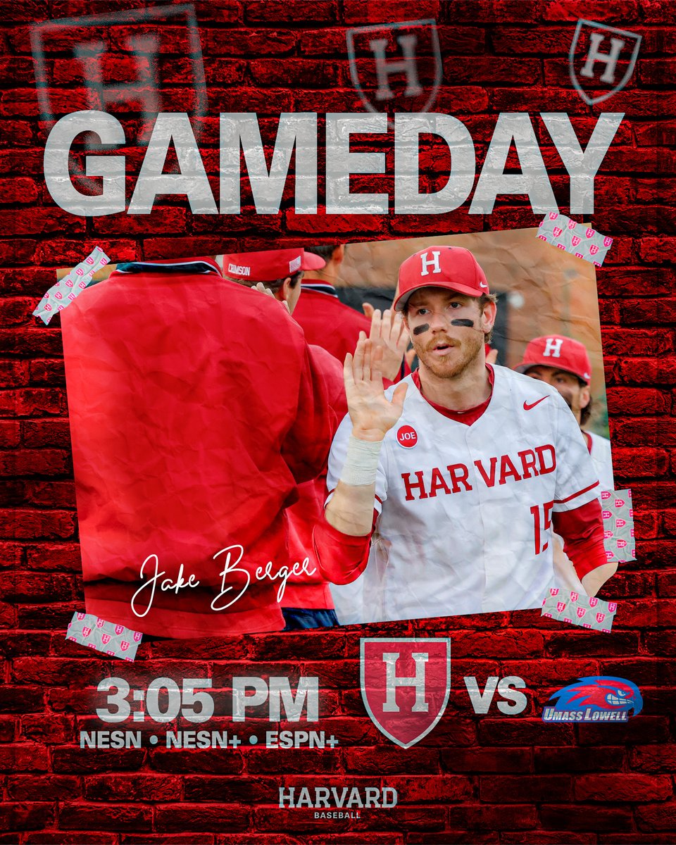 We're live on NESN/NESN+ this afternoon! 👏

🆚 UMass Lowell
📍 Cambridge, MA
🏟️ O'Donnell Field
⏰ 3:00 PM
📺 NESN: bit.ly/3w0PhhZ
📺 ESPN+: es.pn/3UsPCDp
📊 bit.ly/3Q4XuIT

#GoCrimson #OneCrimson