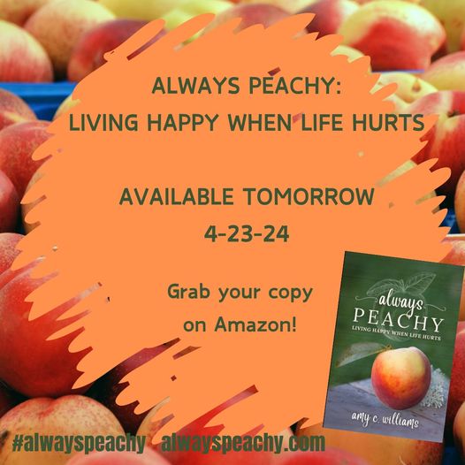 lindablyle's tweet photo. Only one more sleep before Always Peachy: Living Happy When Life Hurts is released! If you need a laugh, this is the book you need to read! Available on Amazon tomorrow and other retail sites in the coming weeks. Grab your copy soon!
#alwayspeachy https://t.co/luhkEbHEEv https://t.co/kCV4DAZ8OU