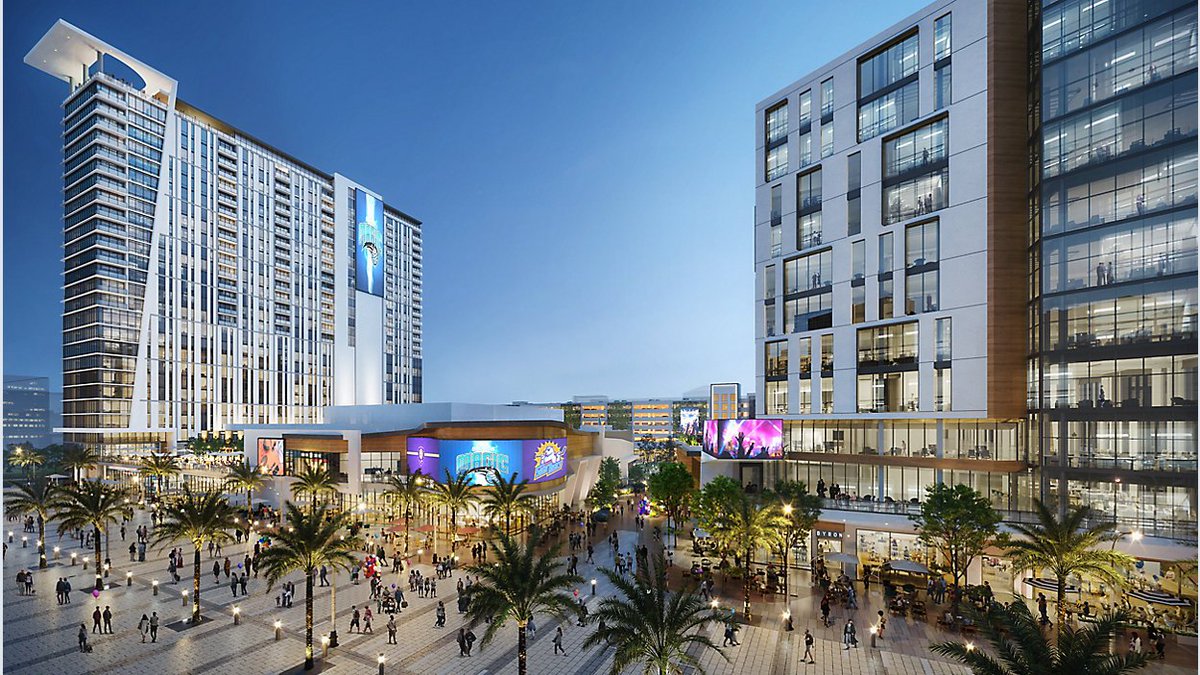 UPDATE: Orlando leaders approve $500 million entertainment district across from the Magic's KIA Center. The project includes a hotel, retail space, housing, and parking. More: mynews13.com/fl/orlando/new…