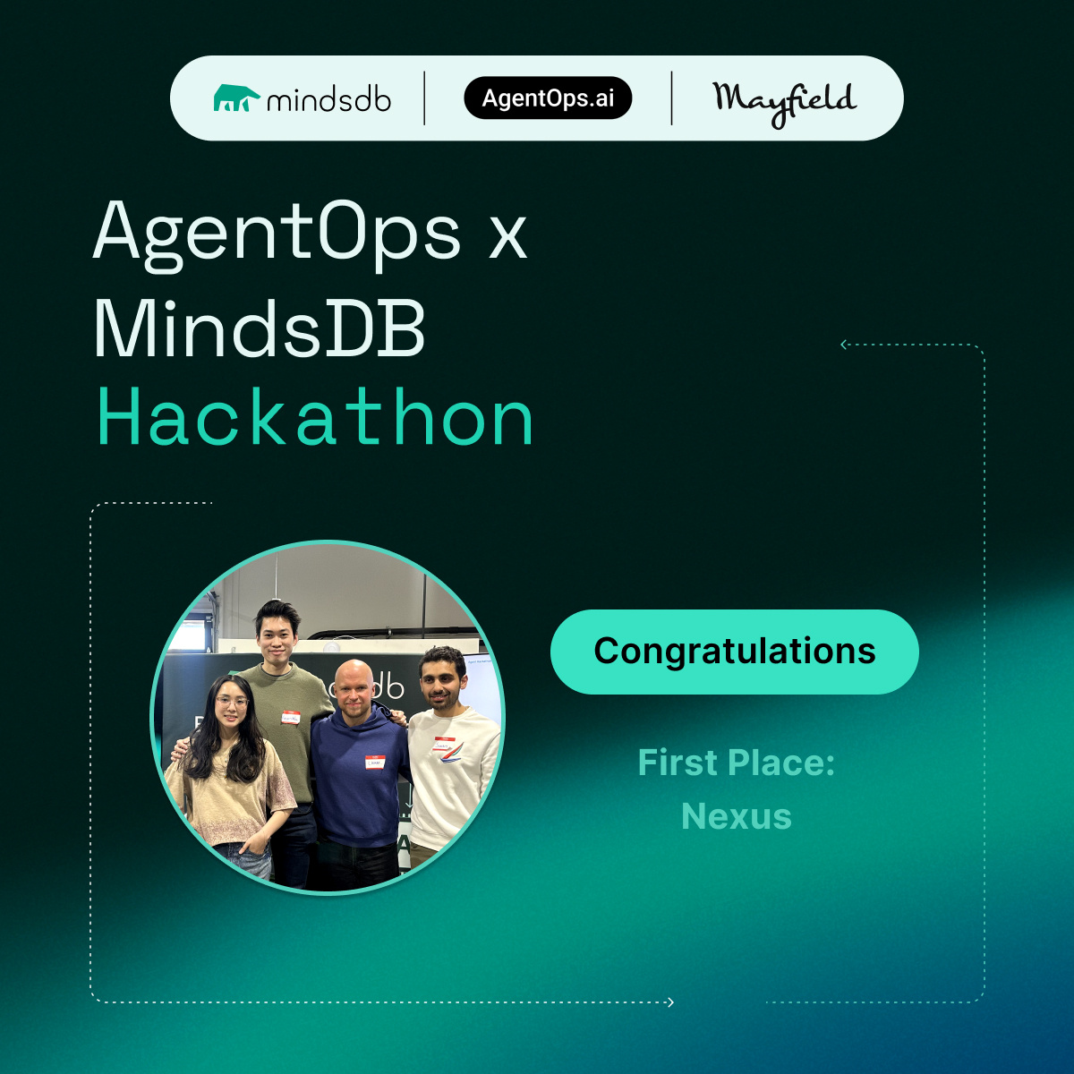 MindsDB tweet media