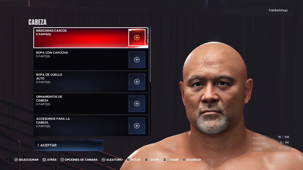 2ketshup's tweet photo. Keiji Mutoh in progress.

#WWE2K24 https://t.co/CTlXtJzHma