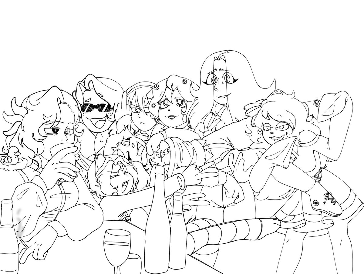 IT'S DONE!!!!!! Big thanks to @alex_boyfriemd for drawing this!! @laurymelow @svoolclouds @StarSkullAudios @TheOneTrueBlu @ArtMirraCle @GamerSlisa @leaf_babes