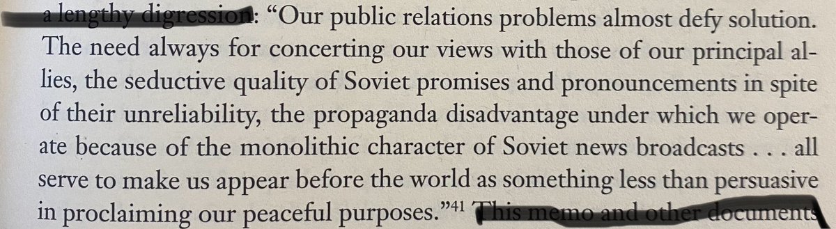 The perennial issue facing Western democracies. Find and replace Soviet in this with other Authoritarian states (and some non-state groups) and it becomes perhaps more prescient today.