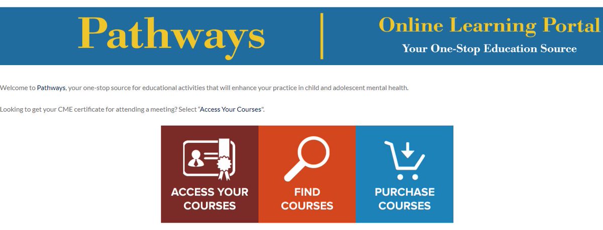 Looking for #CME credit? #JAACAP offers new CME articles monthly. Visit aacap.org/pathways to explore the courses. #Pathways #ContinuingMedicalEducation