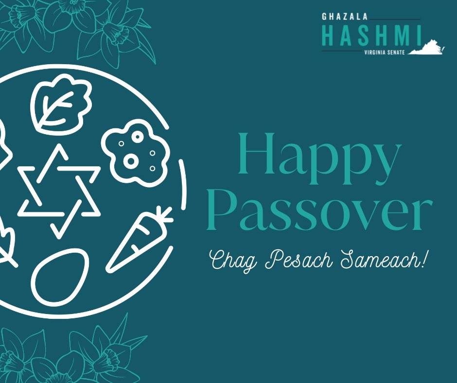 This evening marks the beginning of Passover. I wish all who are celebrating across the Commonwealth a meaningful observance. Chag Pesach Sameach!
