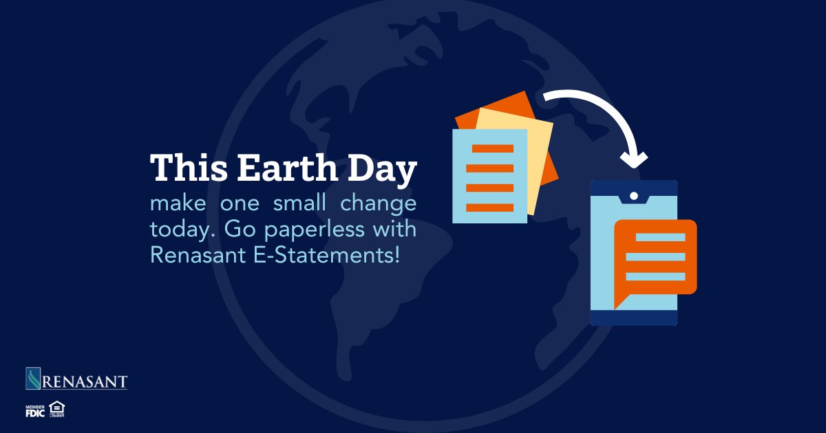 Looking to make a change this Earth Day? E-Statements are electronic copies of your account statements that you can view, save, and print from home. Learn how to make this environmentally friendly and secure change here - trst.in/yAp7WY.