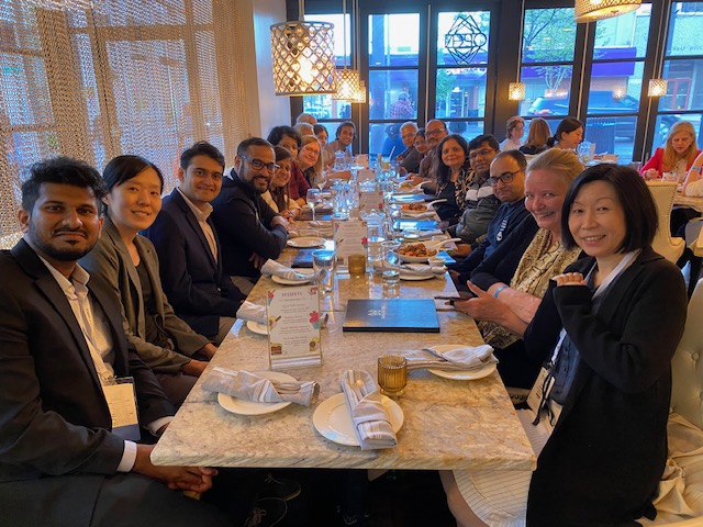 The annual IHDS team dinner #PAA2024 was lovely. If the restaurant had space, we could have easily invited 10 more alumni. Apologies to diners at the neighboring table for our merry crowd. Best of @ihdscorner friendships that outlast research collaborations!