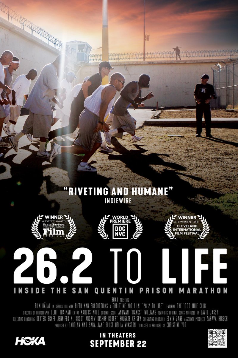 The new documentary '26.2 to Life' follows a group of incarcerated men at San Quentin Prison who are training to run a marathon within the prison's walls. Director Christine Yoo joins came on @AllOfItWNYC to discuss the film. wnyc.org/story/how-to-t…