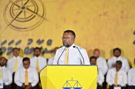 On behalf of Villimale @MDPSecretariat campaign team for 20majilis i would like to thank in this opportunity to CP @faya_i for his dedication and full support to our team and candidate @majy_majydh and also would like to express our full support for you CP @faya_i Best 💛