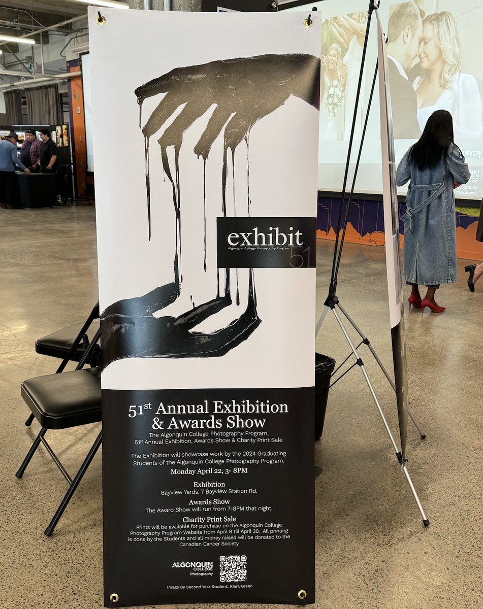 Today, we're highlighting the 51st Annual @AlgonquinColleg Student Photography Exhibition and Charity Print Sale taking place at Bayview Yards! 📸✨ For more details: bit.ly/3xPkrcH 👉 Don't miss out on future events at Bayview Yards: bit.ly/44dbIwP