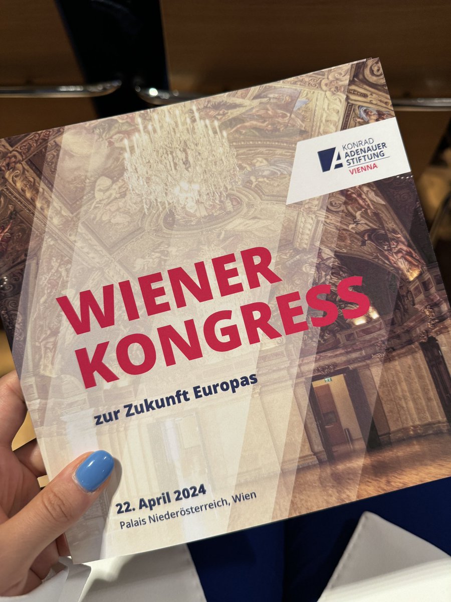 I had the privilege of attending the flagship event by Konrad Adenauer Stiftung Vienna on the future of #Europe. The discussions led by Dr. Wolfgang Schüssel and other esteemed panelists, including Mag. Karoline Edtstadler (@k_edtstadler), Prof. Dr. Carlo Masala, and Dr. Heidi