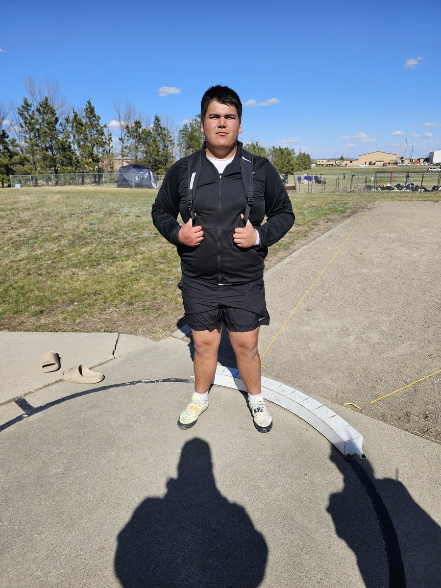 Congratulations to Chase Cooper on making the 50 foot shot club with a 50'11 toss today. #ClawOn #SoarToExcellence