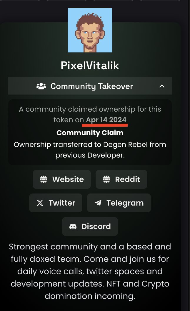 OFFICIAL - Pixel Vitalik tweet media