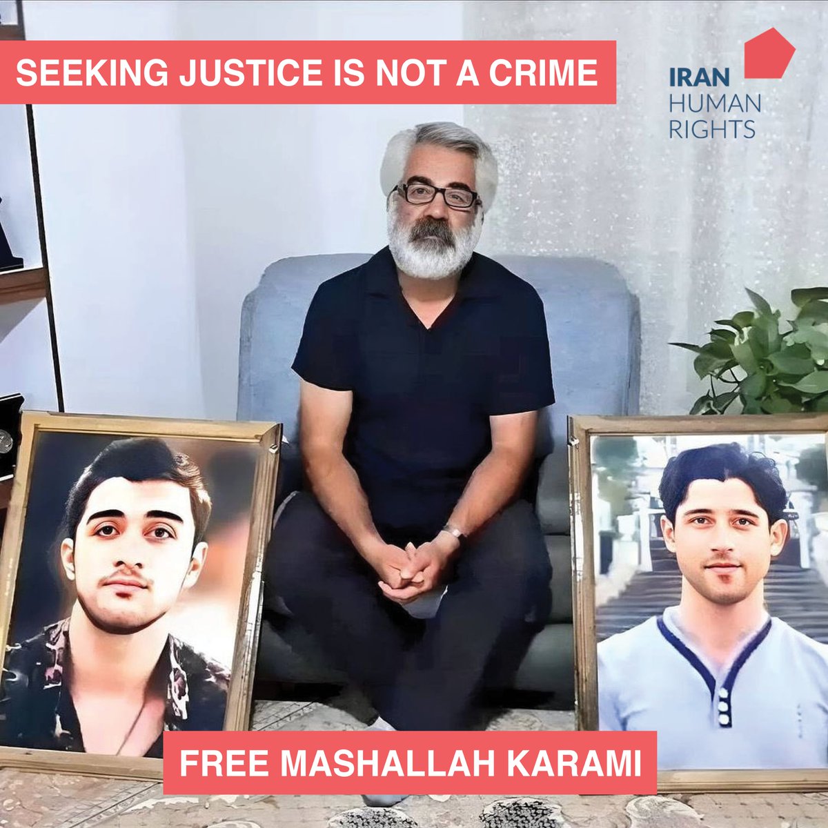 Tonight, Iranians are posting in support of #MashallahKarami ahead of his trial tomorrow for seeking justice for his executed protester son, Mohammad Mehdi Karami. 

Mr Karami is facing charges of 'propaganda against the system” and “assembly and collusion against national