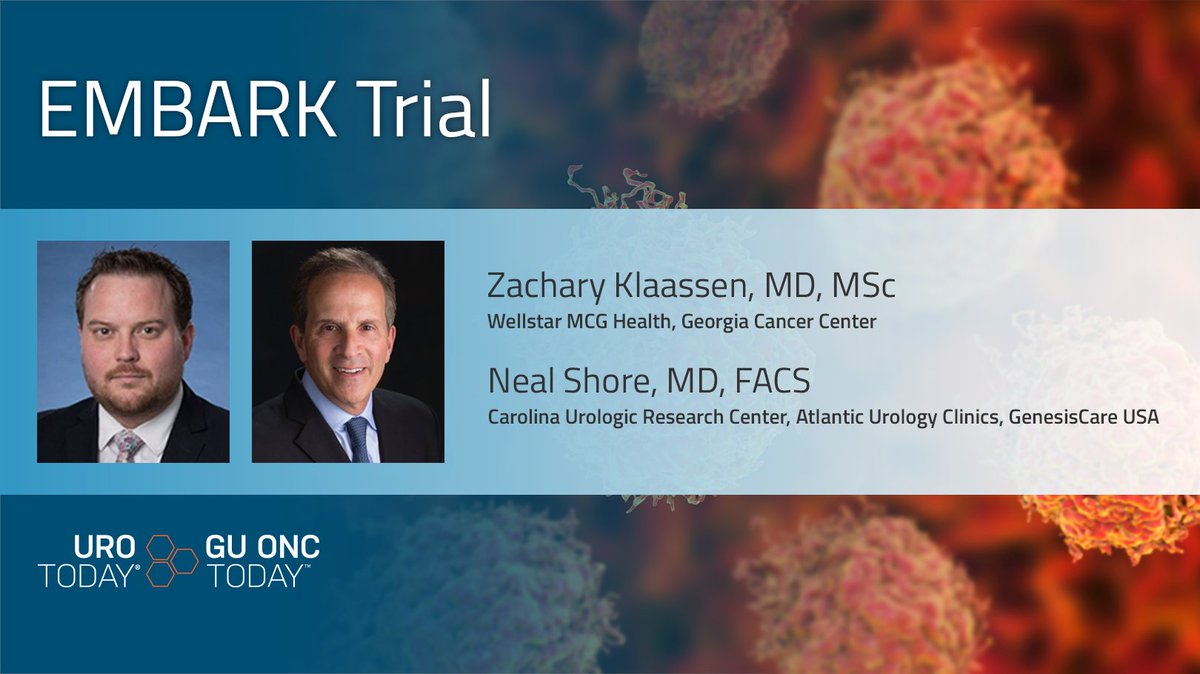 The impact of the #EMBARK trial on treatment decisions in high-risk biochemical recurrent #ProstateCancer. Neal Shore @CURCMB joins @zklaassen_md @GACancerCenter to discuss findings and potential future research directions > bit.ly/3U9esH2