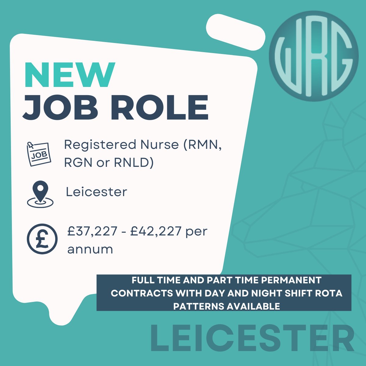 ⭐️Registered Nurse (RMN, RNLD or RGN)
📍Leicester
💰£37,227.00 - £42,227.00 per annum
✔️Full-time and part-time  permanent contract

Click here to apply now! adr.to/b4ydyai

#RegisteredNurse #UKHealthcare #NursingJobsUK #LeicesterNurse #adultsocialcare #wolfjobs