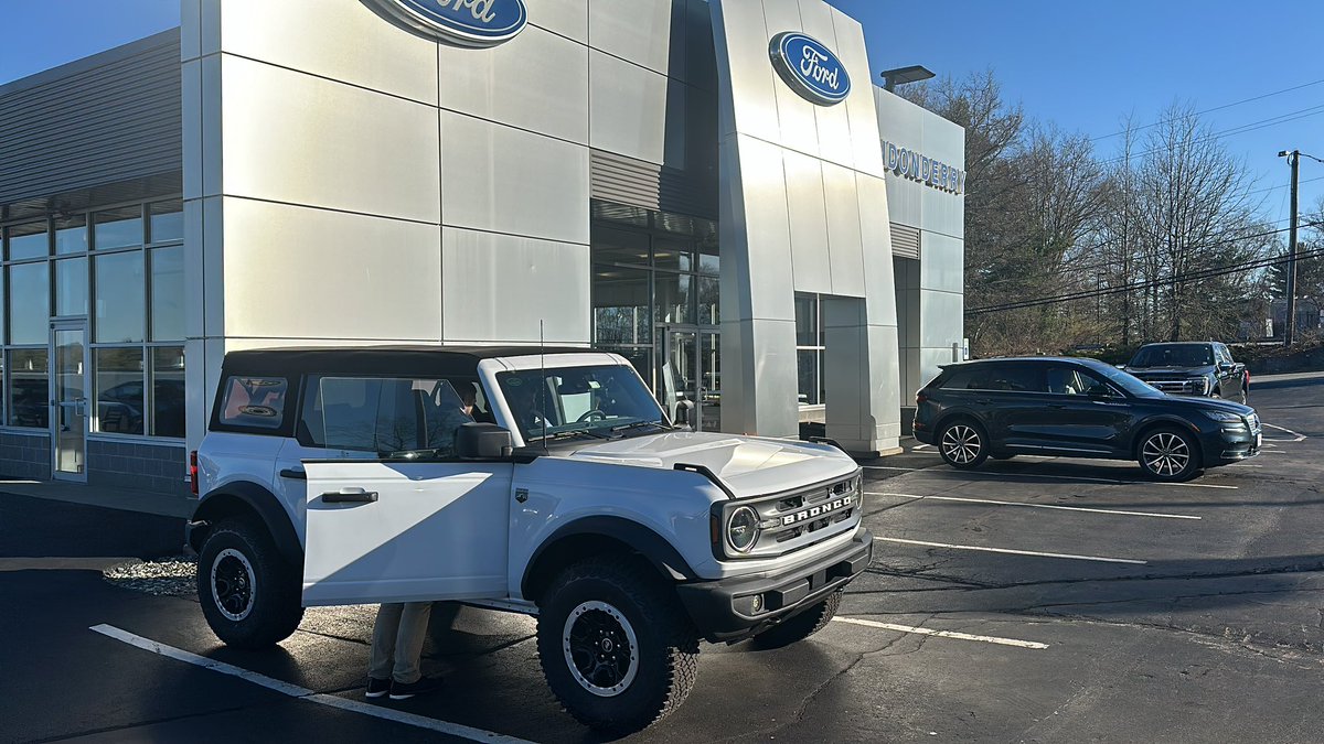 Go see Kevin at Londonderry Ford for your best deal on a Bronco