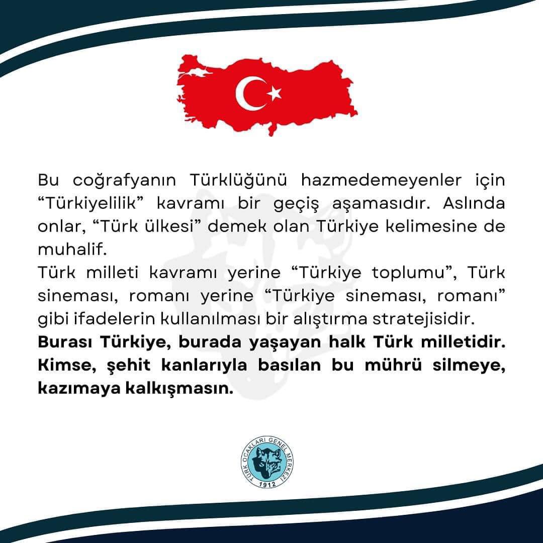 NE MUTLU TÜRKÜM  DİYENE.