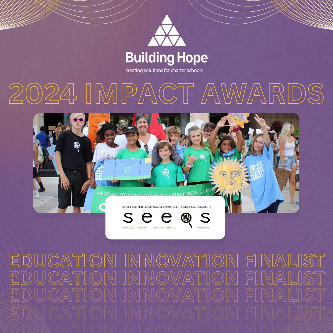 The Building Hope IMPACT Educational Innovation Grant Finalists are:
🎉MicroSociety Academy, Nashua, NH
🎉NW Passage High School, Coon Rapids, MN
🎉The School for Examining Essential Questions of Sustainability, Honolulu, HI

ow.ly/pmyV50RlmTx