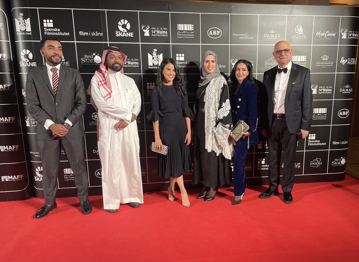 AlshahwanEnass's tweet image. Had the pleasure of attending the opening ceremony of the 14th addition of Malmö Arab Film Festival #MAFF2024. 
Thirty three films from 22 Arab countries, with six Saudi films 🎥🇸🇦@FilmMOC 
Thank you Mohamed Kablawi Founder and President of MAFF for the invitation.