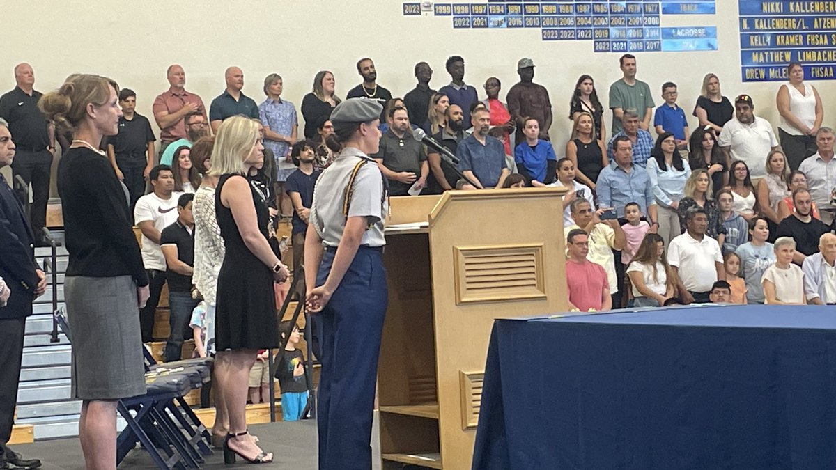 jrotcNaplesHS's tweet photo. Monday is a fun day for our Color Guard as they help kick off the @NaplesHS underclassmen awards ceremony tonight!  @collierschools https://t.co/iHYWRb8g5q