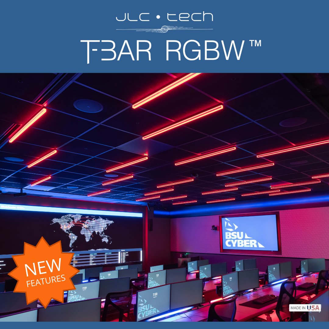 @tbarled T-BAR RGBW with new features:
🔹Now in 9/16” grid
🔹New DMX driver kit for easier installation
🔹Increased max run lengths per DMX driver kit
🔹Optional touchscreen controller

Read on: bit.ly/3U7iOyA

#WowLighting #JLCTech #TBARLED #WhereNoLightHasGoneBefore