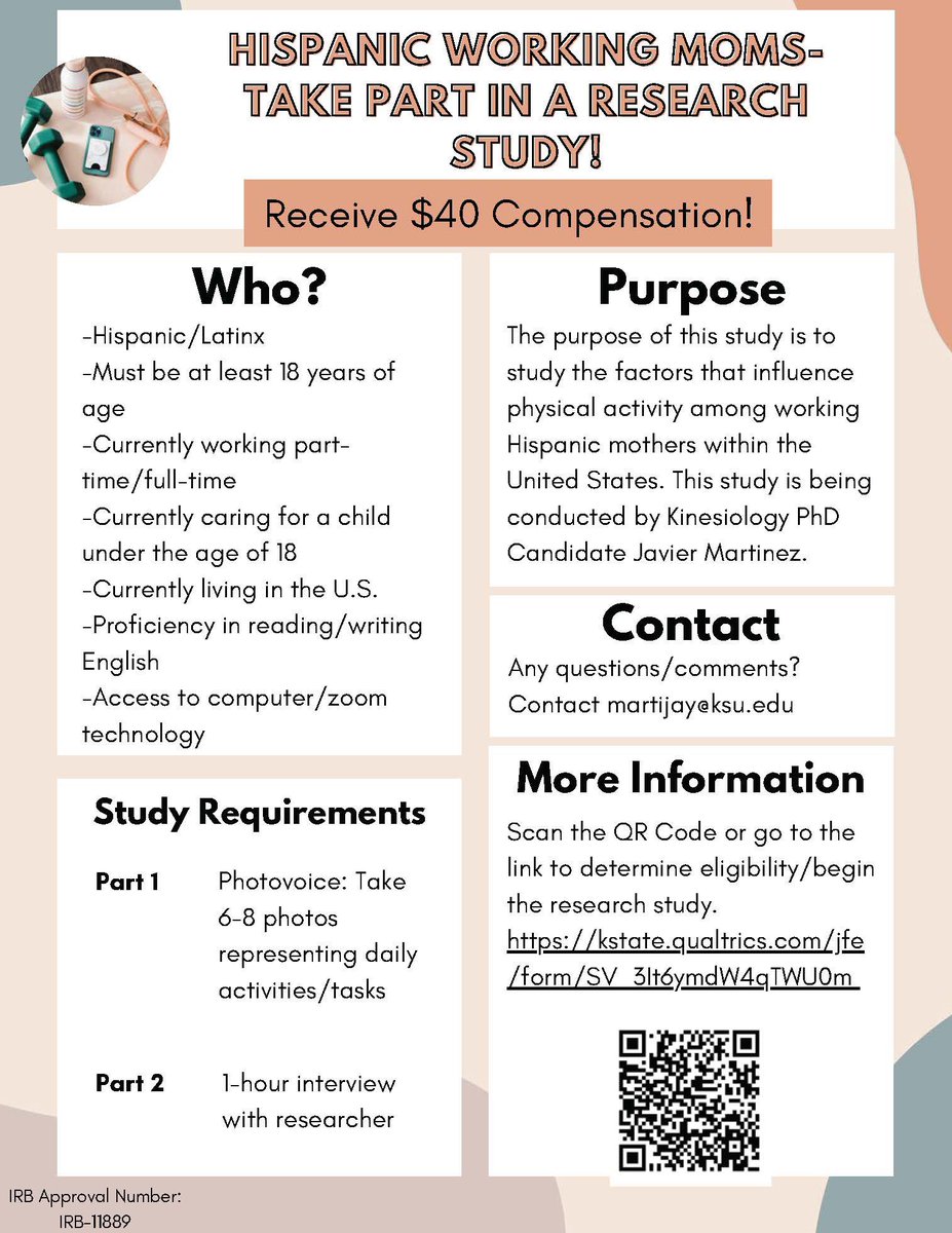 Please share to help my PhD student with his final dissertation recruitment push!