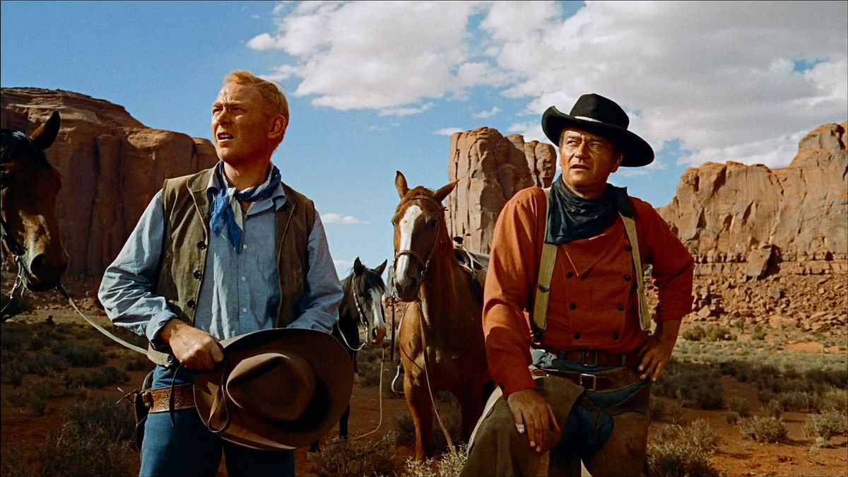 Newly struck 70mm print! 🎞️ John Ford’s THE SEARCHERS (1956) is coming to the Egyptian + Aero for a 70mm limited engagement 4/28 - 5/4! 🤠⭐️ See a stunning new print of one of the most influential movies ever made: americancinematheque.com/series/john-fo…