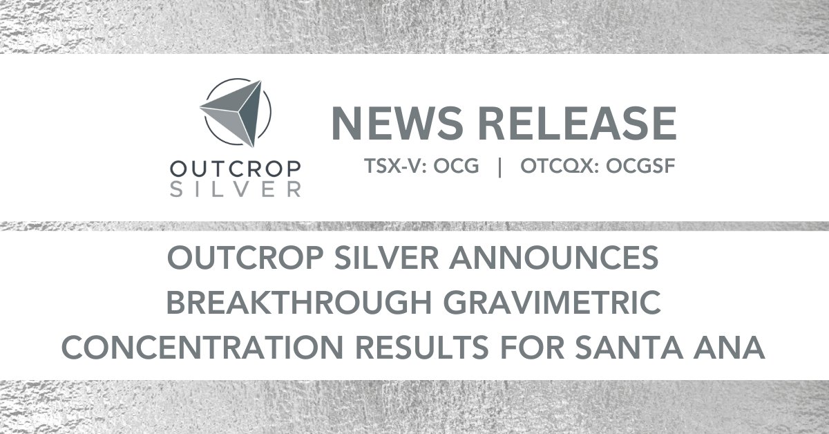 #NEWS | #OCG announces breakthrough results from the initial gravimetric concentration test work as part of the program to enhance the already high-recoveries at Santa Ana bit.ly/4b6OgDL

$ocg #silver #mining #juniormining #stockstowatch #stockstobuy #preciousmetals