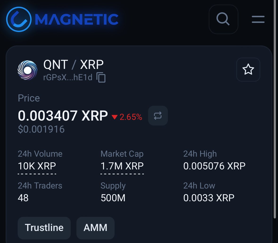 🚨6 DAYS TO GO! $QNT PRESALE IS CLOSING! MAXIMIZE YOUR GAINS WITH OUR BUYBACKS 🔥 1.7M XRP MC ⚡️ ➡️ BUY HERE: sologenic.org/trade?network=… ➡️ OR HERE: xmagnetic.org/dex/QNT+rGPsXn… ➡️ TELEGRAM: t.me/quantumxrpl 69M LEFT 🚀 | #XRP #XRPL