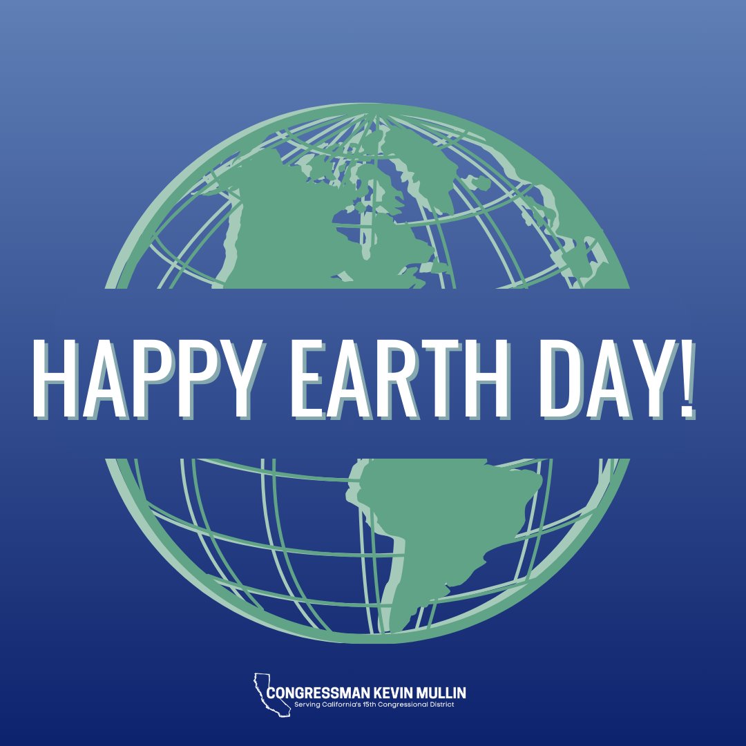 Happy #EarthDay to everyone in #CA15. As we celebrate environmental stewardship, we must specifically reflect on actions that address climate change. Federal #ClimateAction is possible through education, civic engagement, & local organizing efforts to decarbonize our communities.