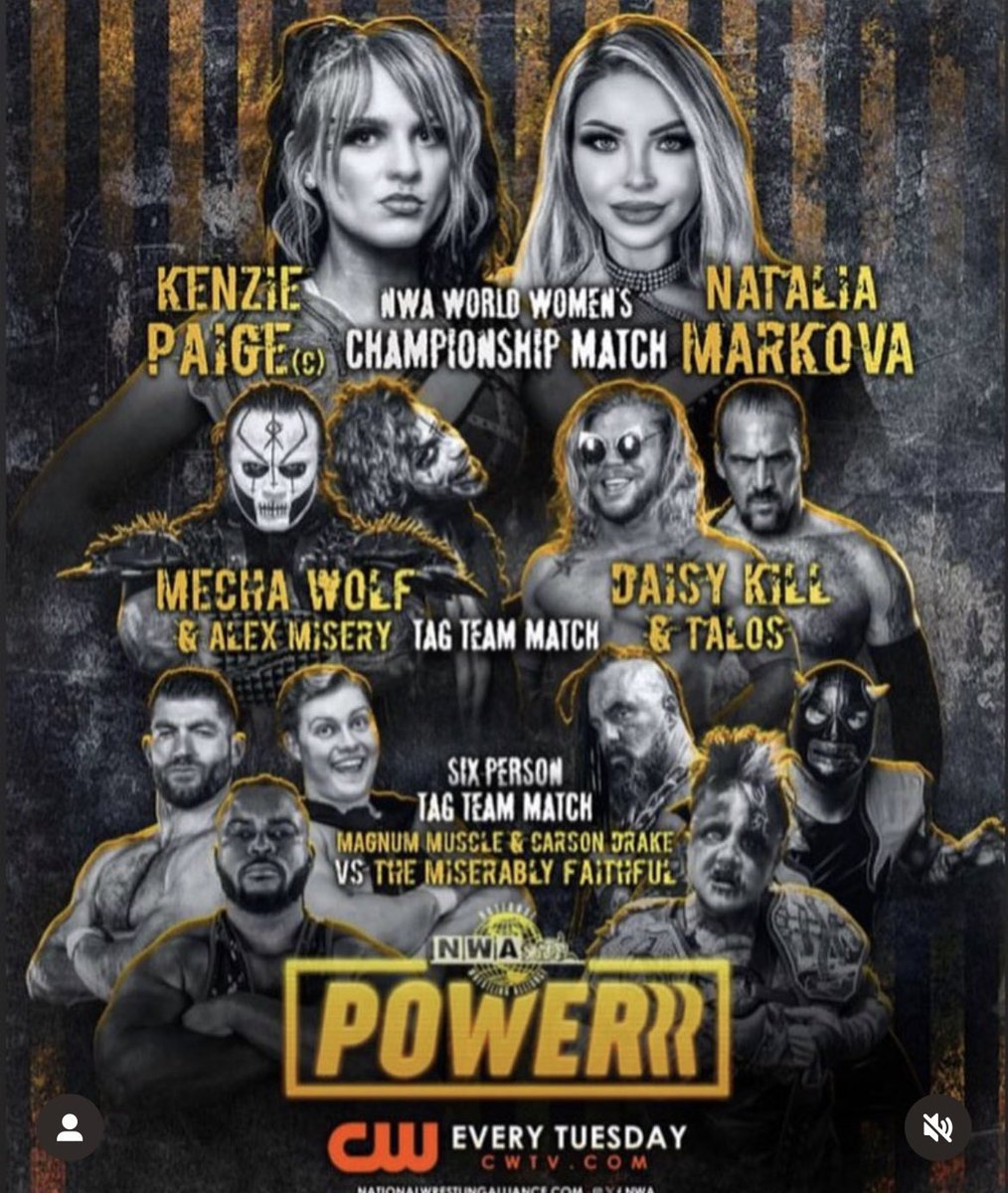 Experience wrestling as it was meant to be with NEW EPISODES of #NWAPowerrrr on @theCW ! Don’t miss out on the action: visit cwtv.com or download the CW app today to stream from the comfort of your own devices, NO Subscription required!
Stream history as it’s made,…