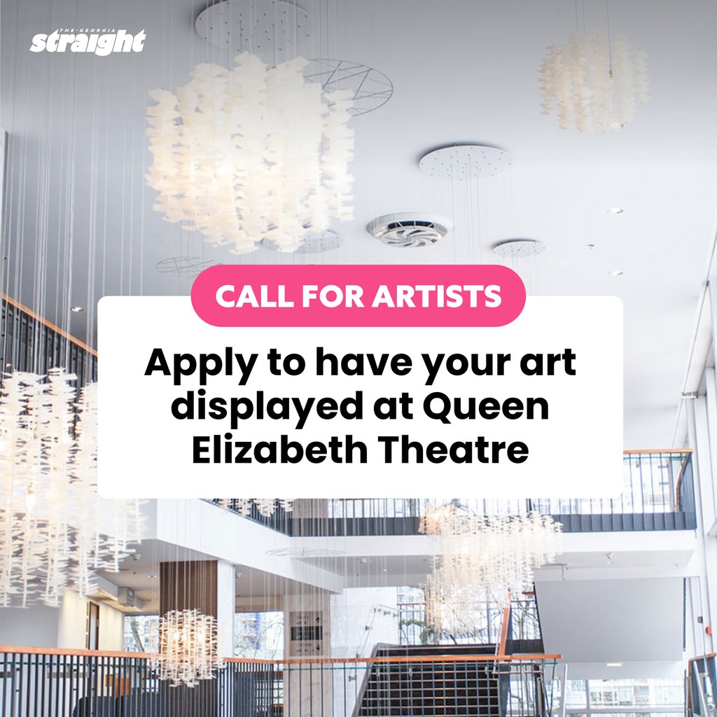 @Vancivictheatre wants to see YOUR ART! 🎨 Now accepting applications for their 2025 Gallery Program, this paid opportunity allows local artists to display their artwork throughout the Queen Elizabeth Theatre's lively lobby spaces. Learn more: vancouvercivictheatres.com/events/vct-vis…