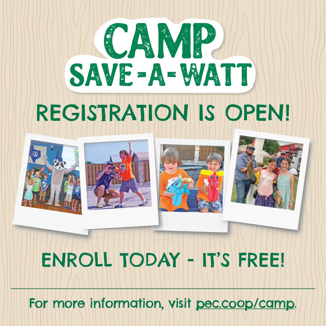 Camp Save-a-Watt is back! From virtual sessions to in-person activities like our solar car derby, it's an experience they won't forget. Enroll now before spots fill up—registration is FREE! shr.link/csaw-2024 #SummerCamp #SummerFun🔌💡 🎉