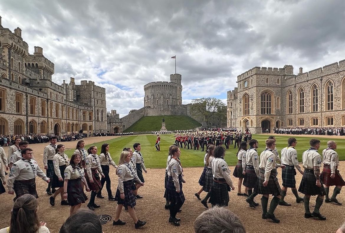 What a unique experience! Celebrating receiving my King’s Scout Award with so many fellow scouts at Windsor Castle! Whatever they say it definitely isn’t always warmer down south! 😬🥶

#scouts #windsor #noscotlandnoparty