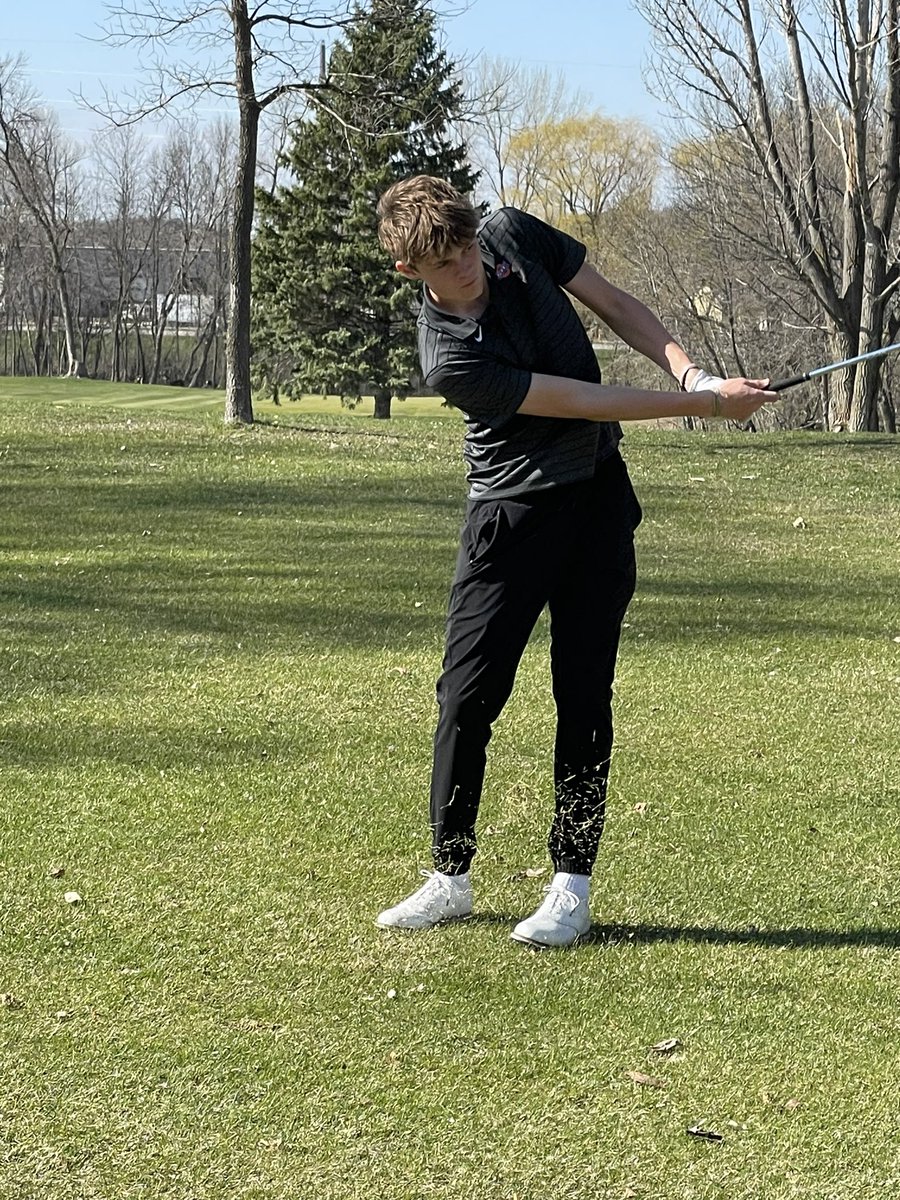 Palmer Barnes with the approach shot. <a href="/tech_activities/">stcloudtechactivities</a> <a href="/STC_ApolloAD/">Mr. Heine</a> <a href="/TechTigerBB/">TechTigerBB</a>