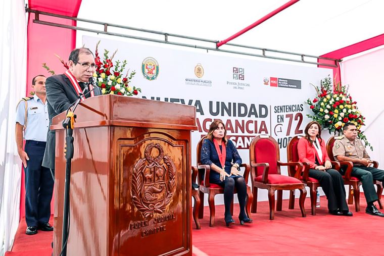 Las redes criminales deben ser calificadas como terroristas para endurecer medidas contra la delincuencia, sostuvo el presidente el Poder Judicial Javier Arévalo, tras inaugurar en la provincia del Santa una nueva unidad de flagrancia que atenderá en Casma ow.ly/eJWf50RlGBZ