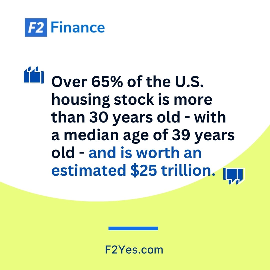 With stats like this, there is huge potential in the fix & flip market. At F2, we are here to be a part of the funding solution for this sector. #fixandflip #bridgingloans #realestate #realestateinvesting #privatelending #privatelender