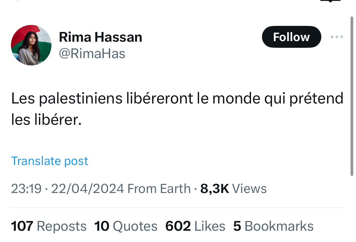 Elle a confondu les palestiniens et le msoki 😂 #HagSameah #TweetDeNiche