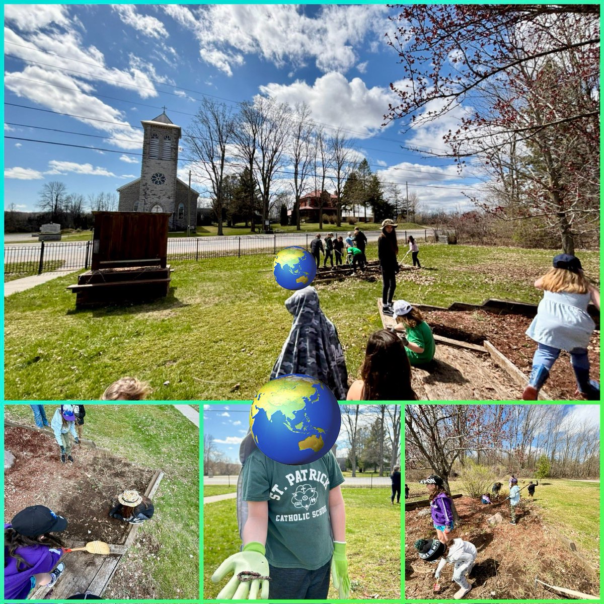 Today on Earth day, we think of St. Francis of Assisi as he proclamed: “All the darkness in the world cannot extinguish the light of a single candle.” 🕯️🌏🌱 via discussion, plans of action, and cleaning our own school environment, @alcdsb_stpe students were that light. @alcdsb