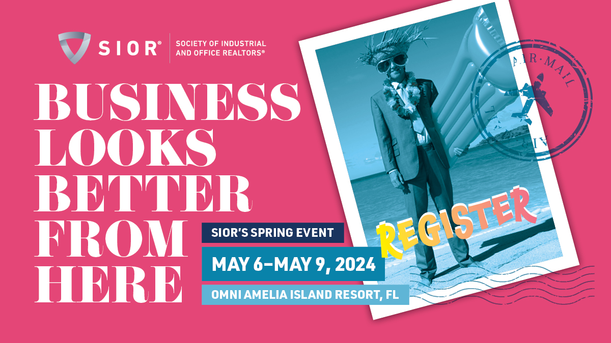 Who else is registered for SIOR’s Spring Event? 🙋 I'll see you there! If you haven’t signed up yet, head over to bit.ly/SIORSpring24 

#CRE @SIORGlobal #SIORSpring24 #industrialrealestate #RETwit