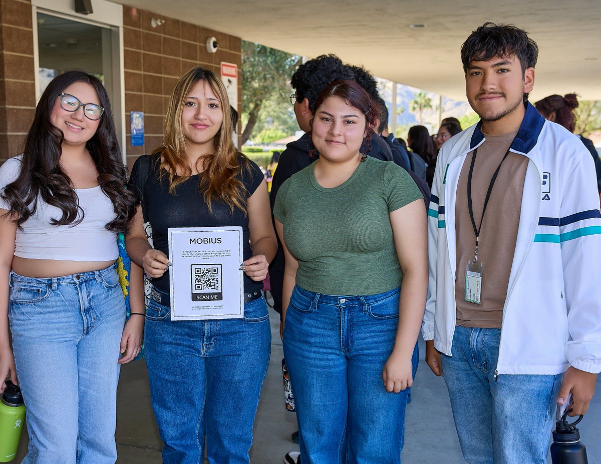themobiusXP's tweet photo. #mobiusmonday Thank you to all the students, educators, partners, and community members who joined us for “Your Future Session” at Palm Springs High School! 🏫♾️ https://t.co/c4NW95KME3