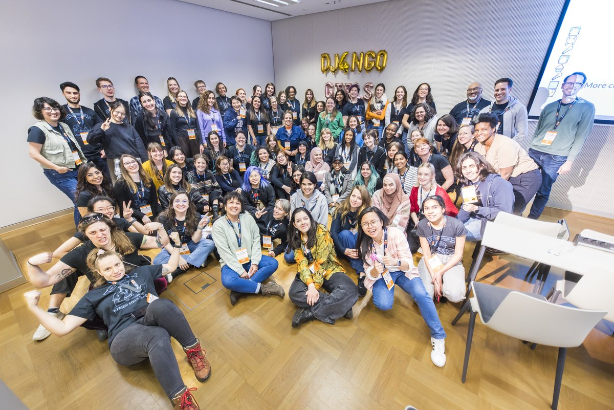 Happy birthday, @djangogirls! 🎂 Founded at EuroPython in Berlin 10 years ago, it's now a global organization empowering women to code in 108 countries. Cheers to the stellar workshop and to future achievements! #DjangoGirls #10years #WomenInTech #PyConDE #PyDataBerlin