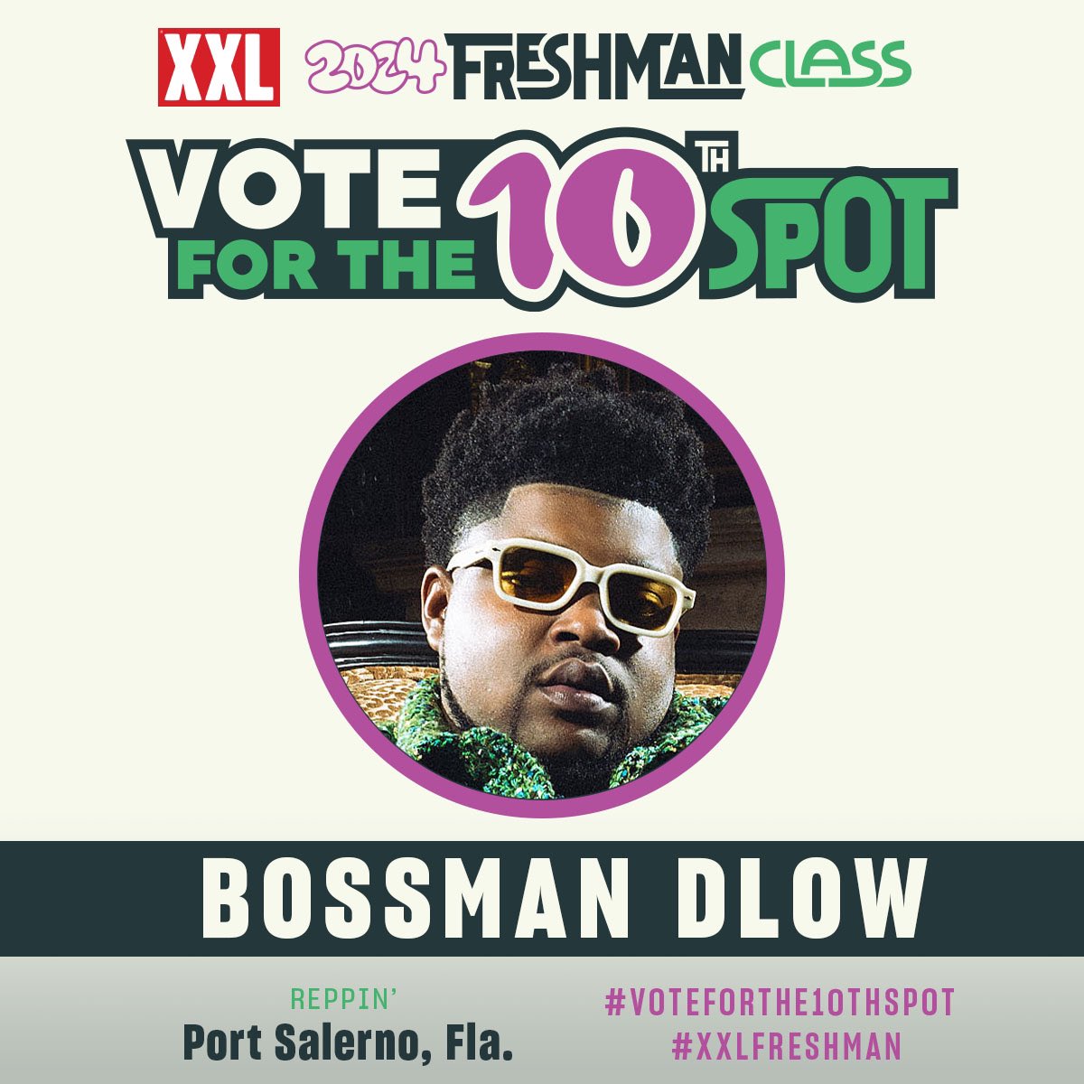 🏆 VOTE FOR XXL FRESHMAN 2024 👤 @bossman_dlow ➡️ VOTE HERE bit.ly/48KFV7q