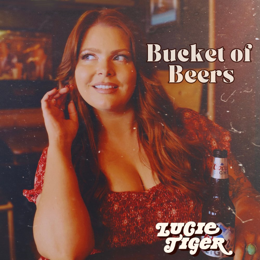 I'll drink it if it's free but I ain't no Champagne Girl. I'm a 'Bucket of Beers' Girl. Coming out on May 3. Presave now and I'll love ya forever! Click right here: ffm.to/lucietiger_buc… 📸: Lily Holly Retherford
