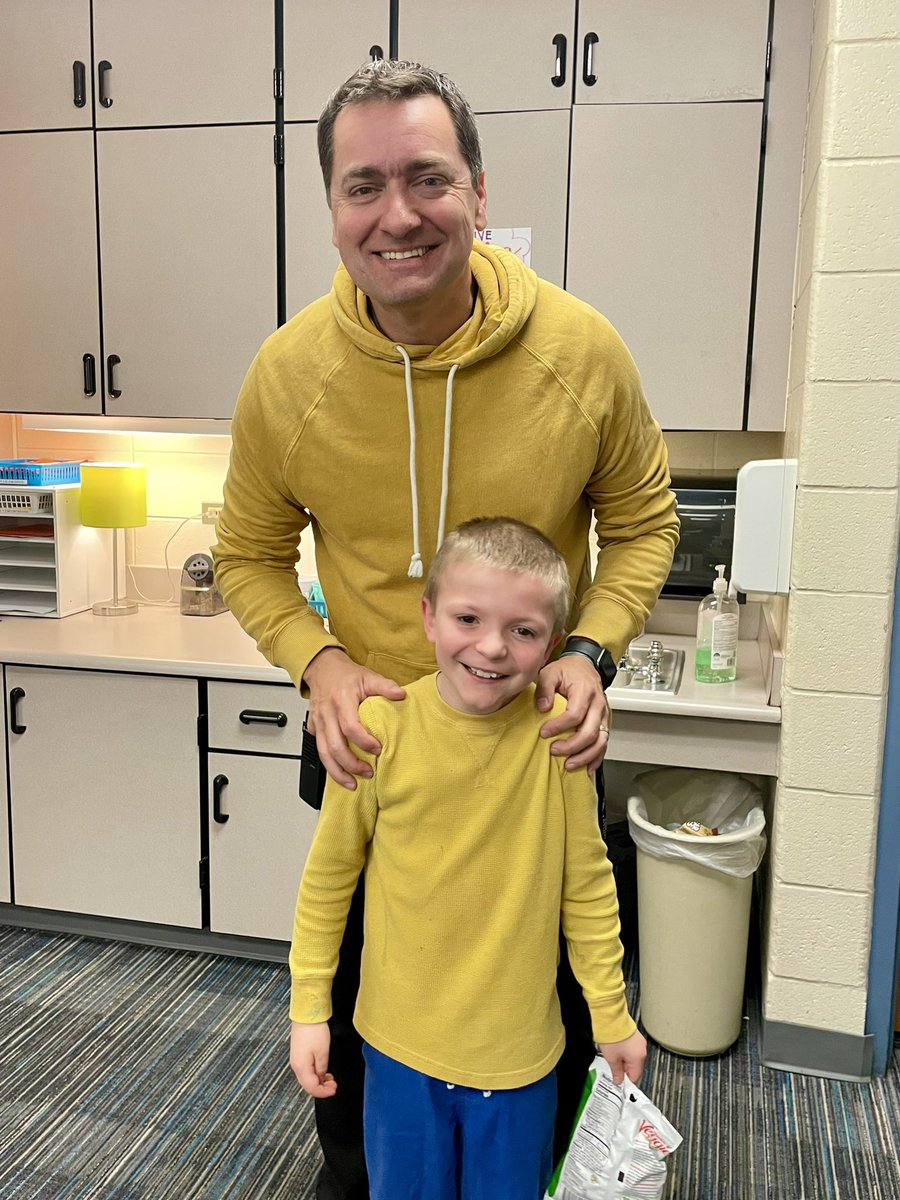 Don’t know if this is dress like a principal day or dress like a student day. #greatminds