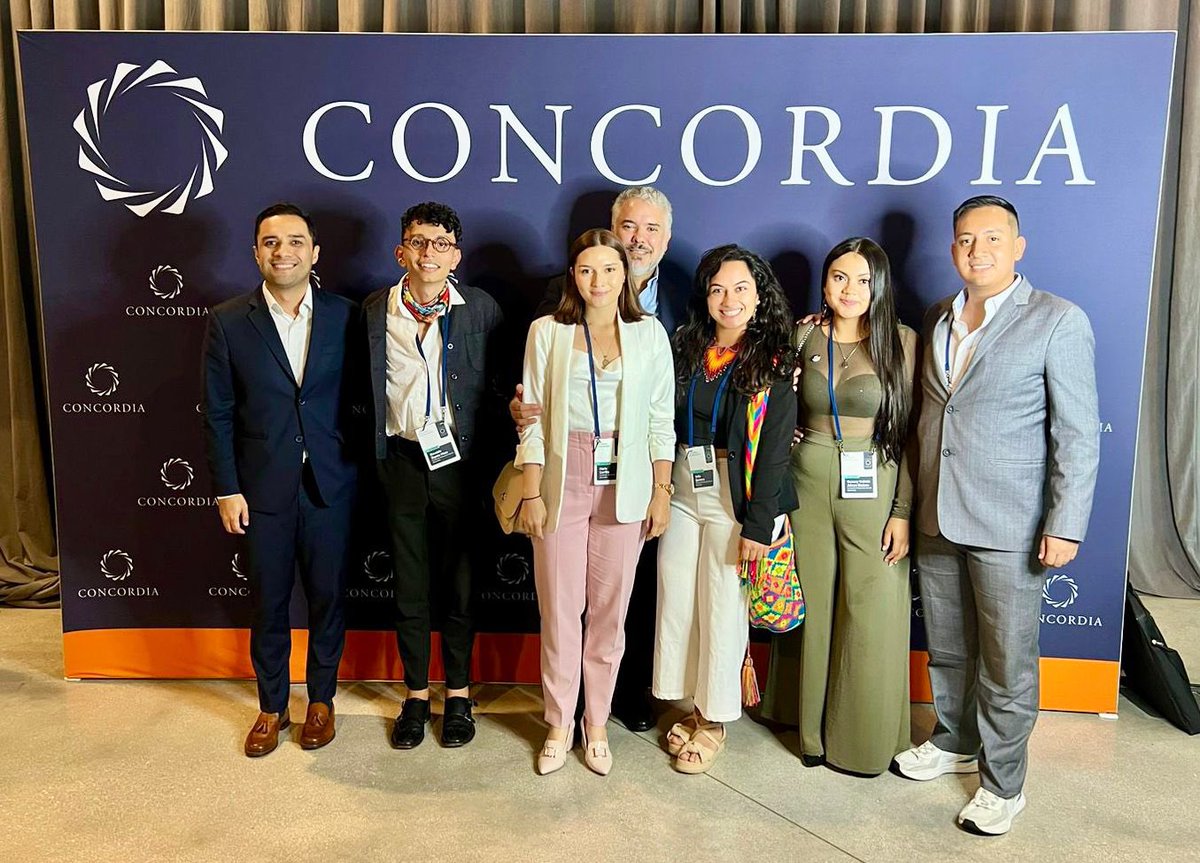 Gracias a #LibraPhilanthropies, 5 jóvenes de nuestro programa #Dreamers & #Makers participan en Concordia Americas. Ellos vienen de diferentes regiones y representan diferentes causas sociales que, con esta oportunidad, apoyamos en la aceleración de su liderazgo.