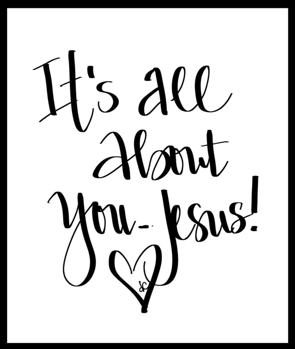 It’s All about you Jesus!! ❤️🙌🏼🕊️✝️